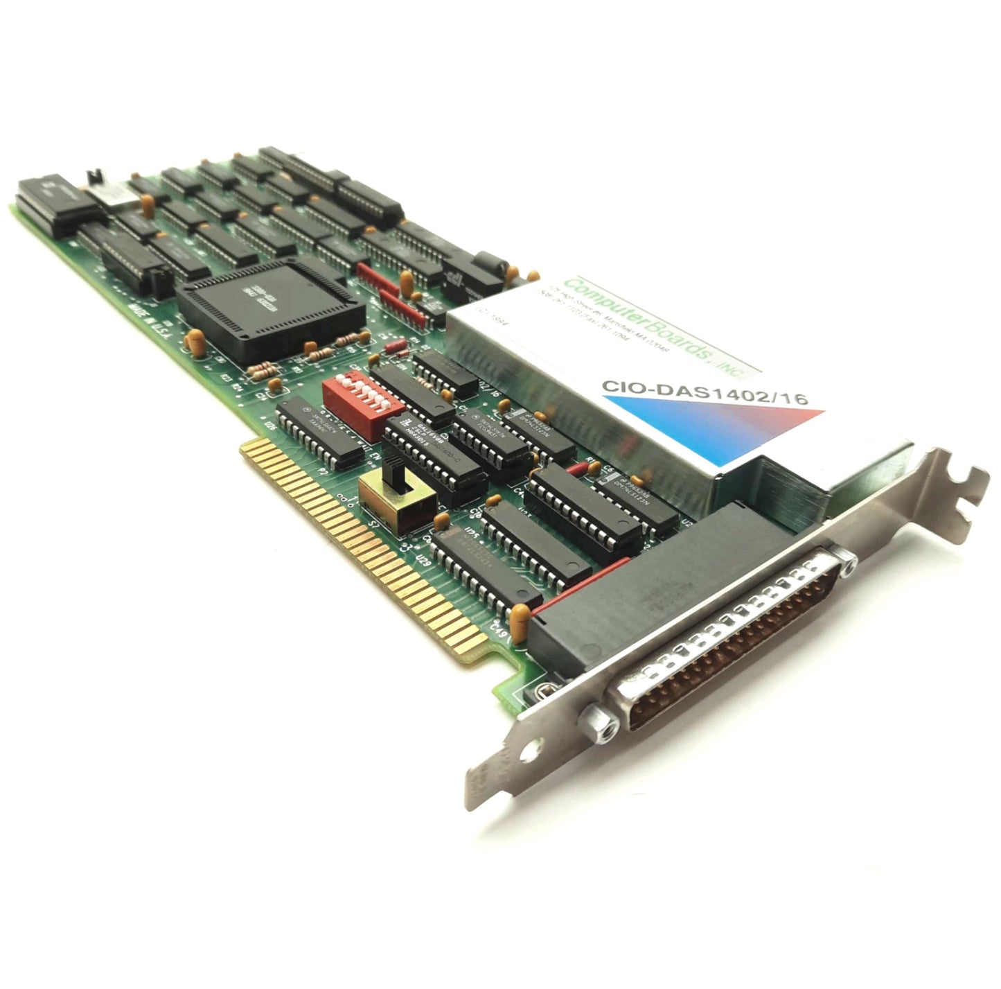 Used Computer Boards Inc CIO-DAS1402/16 DAQ Card, 8-bit ISA, 16-Channel 16-Bit 100Khz