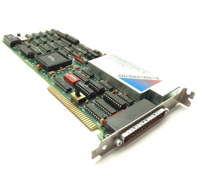 Used Computer Boards Inc CIO-DAS1402/16 DAQ Card, 8-bit ISA, 16-Channel 16-Bit 100Khz
