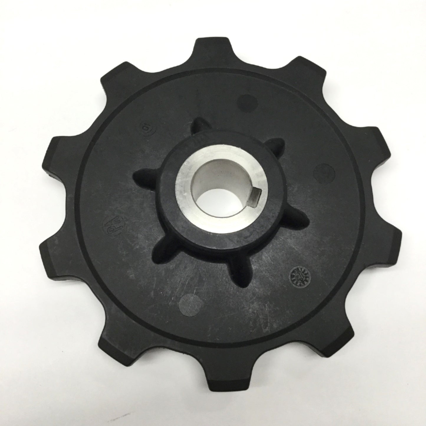 New – Open box Scanbelt A6310182 Conveyor Sprocket 10-Tooth Ø165mm, Stainless Ø25mm Drive Hub