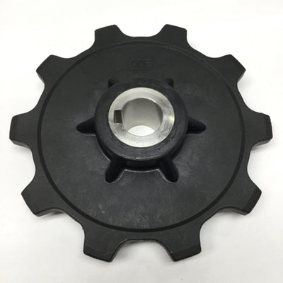 New – Open box Scanbelt A6310182 Conveyor Sprocket 10-Tooth Ø165mm, Stainless Ø25mm Drive Hub