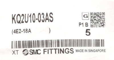 New – Open box Lot of 9 SMC KQ2U10-03AS Y-Branch One Touch Fitting 2x 10mm to 3/8"RC Port