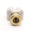 New – Open box Lot of 9 SMC KQ2U10-03AS Y-Branch One Touch Fitting 2x 10mm to 3/8"RC Port