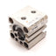 Used SMC CQSG16-10D Compact Cylinder, Bore: 16mm, Stroke: 10mm, 1.0MPa, M5x0.8