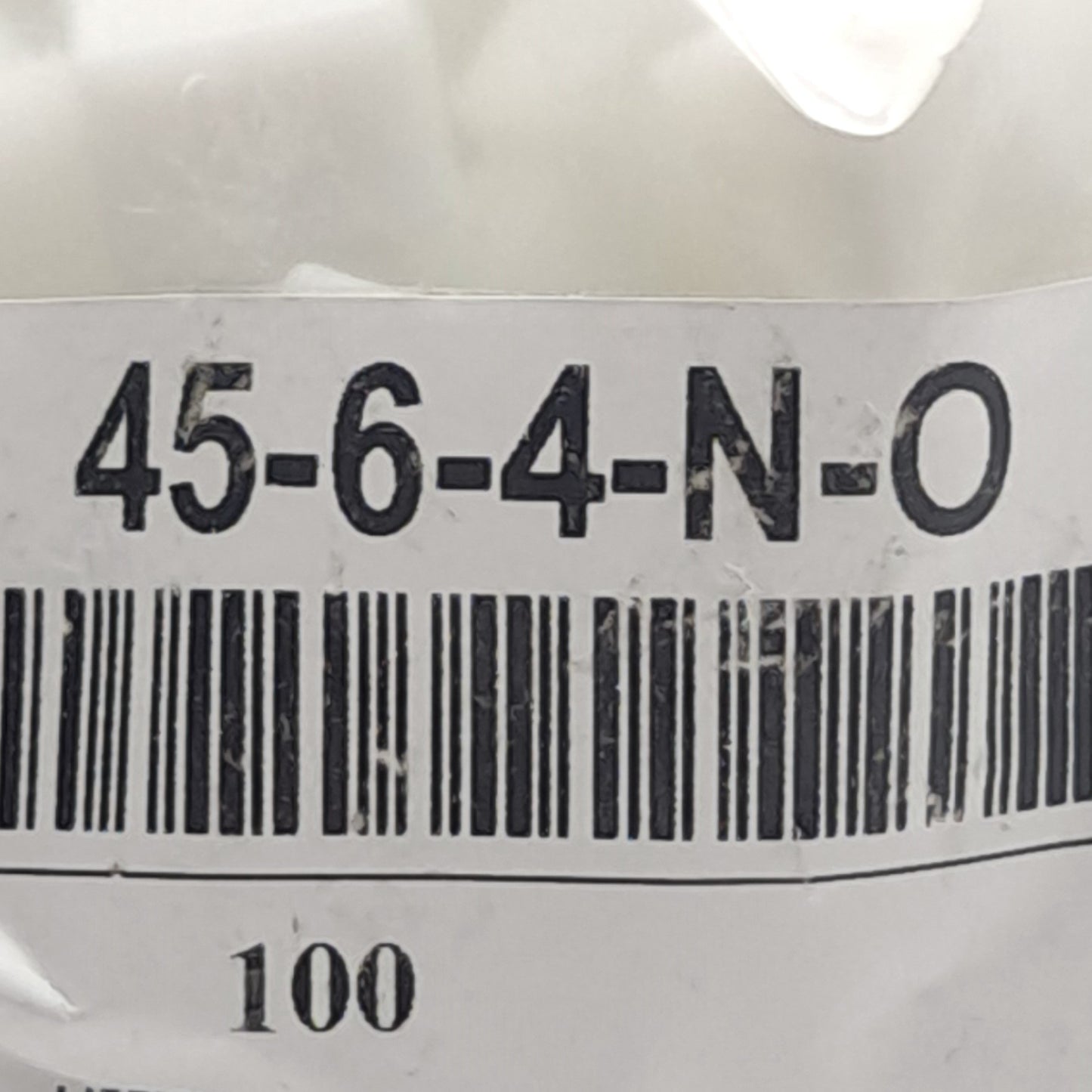 New – Open box Lot of 100 JACO 45-6-4-N-O Nylon 6 Elbow Fittings, Female Connector, 3/8" Tubing
