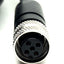 New Omron STI 60568-0030 Light Curtain Connector Cable, 3M, M12 5-Pin Female