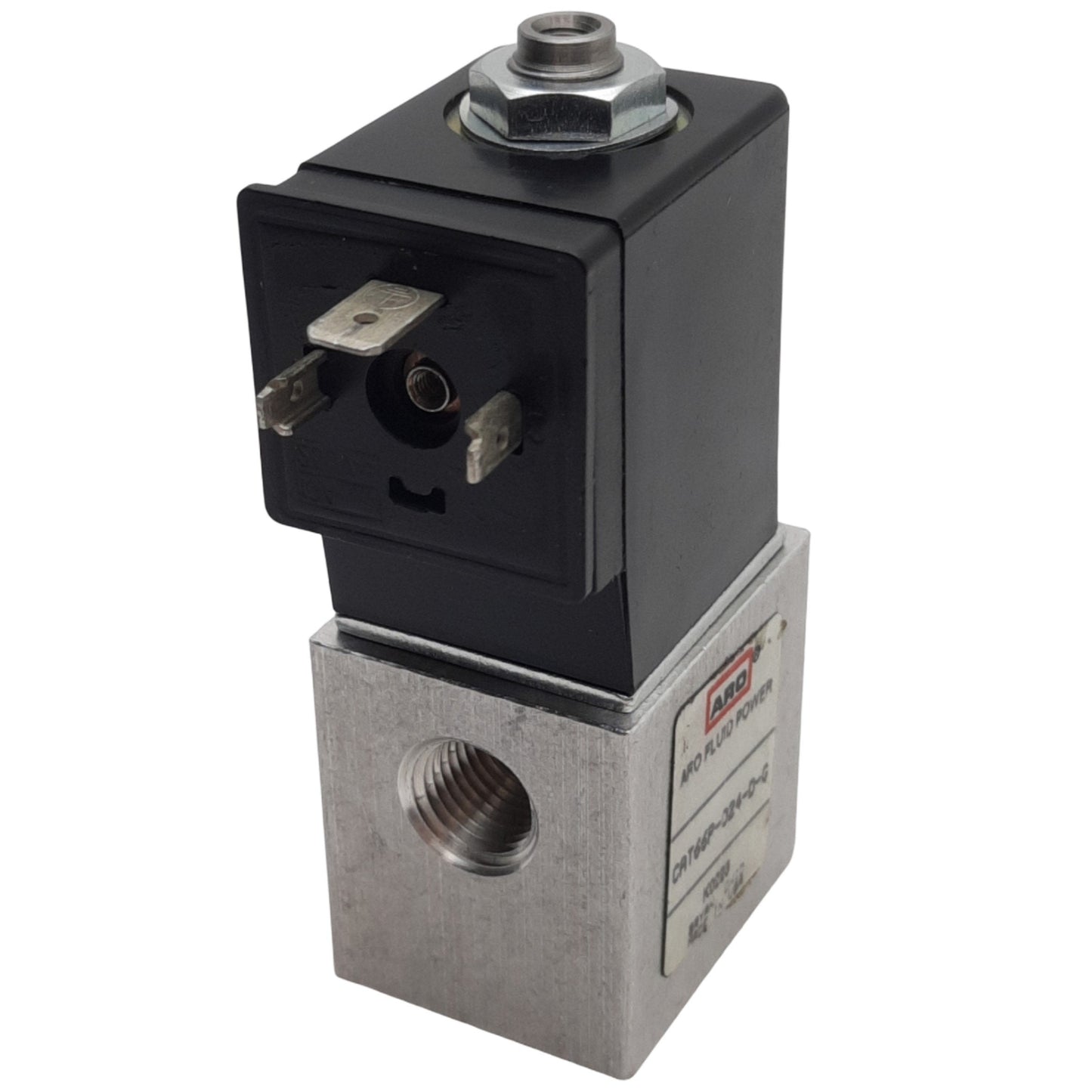 Used Ingersoll Rand ARO CAT66P-024-D-G Solenoid Valve, 2-Position 3-Port, 24VDC