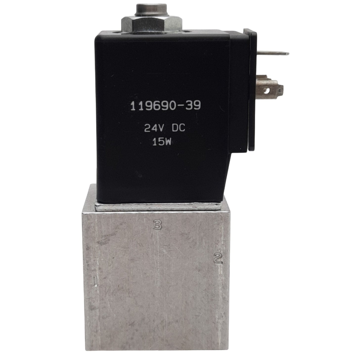 Used Ingersoll Rand ARO CAT66P-024-D-G Solenoid Valve, 2-Position 3-Port, 24VDC