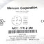 New Lot of 3 Mencom MDC-5FR-2-1M Panel Mount Connector 5-Pin Female M12, 1m