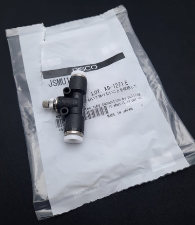 New Lot of 10 Pisco JSMU1/4 Connector Valve Flow Control 1/4" T-Style 14.5-130PSI