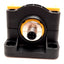 Used Banner STBVP6Q5 Safety Touch Button, 10-30VDC, PNP Output, 4-Pin M12, With Guard