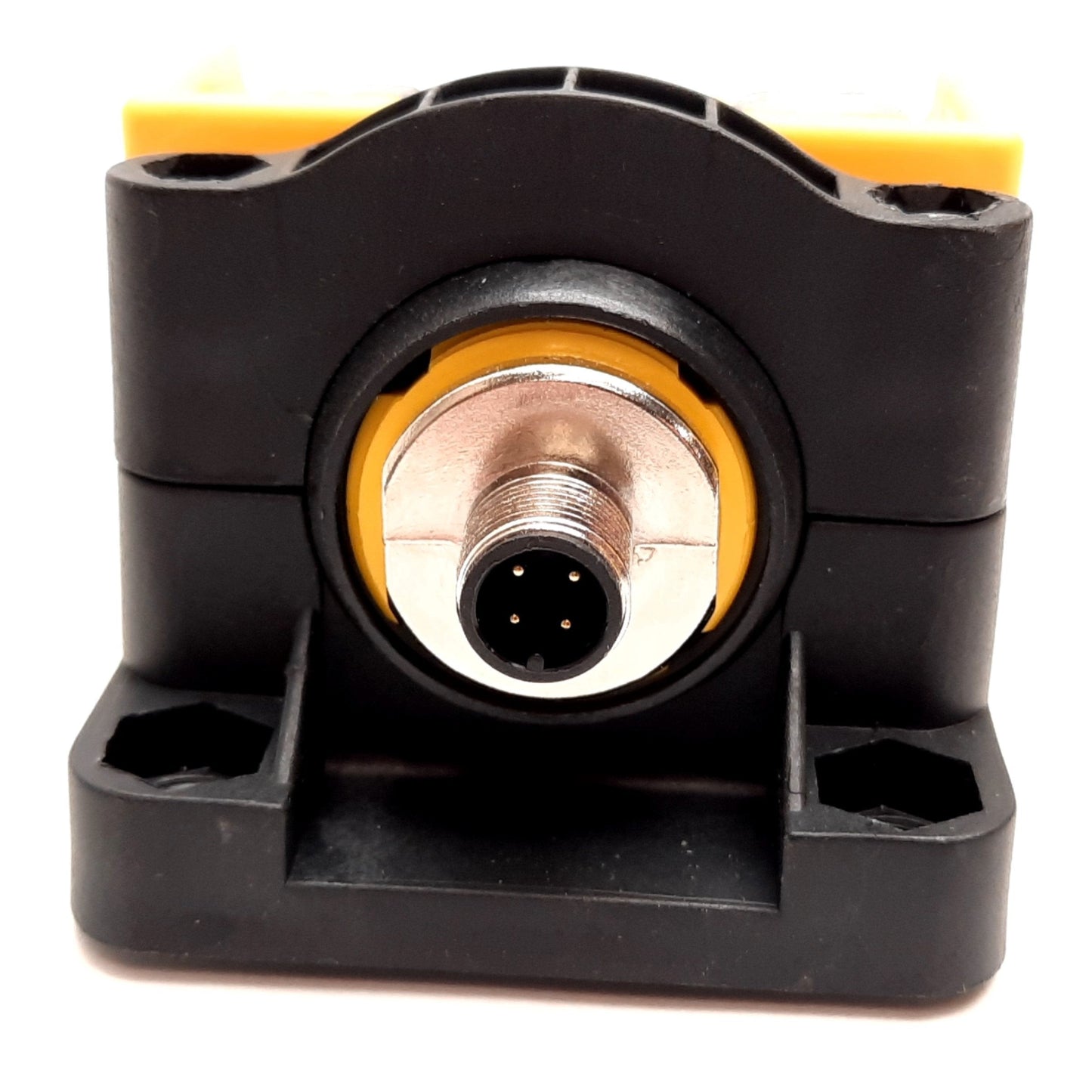 Used Banner STBVP6Q5 Safety Touch Button, 10-30VDC, PNP Output, 4-Pin M12, With Guard