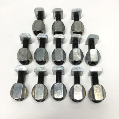 Used Lot of 13 TNUTZ AF-015 Anchor Fastener Assembly Cam T-Nut 5/16-18, 15 Series