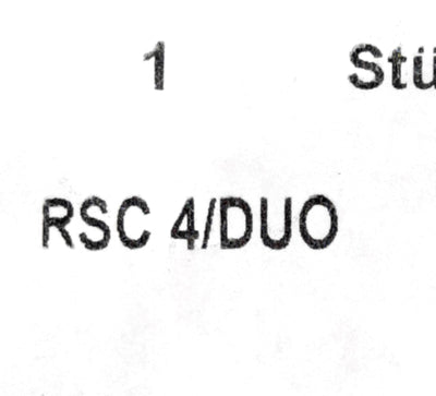 New Lot of 2 Lumberg RSC 4/DUO M12 Field Connector M12 4-Pin (F) to Screw Terminals