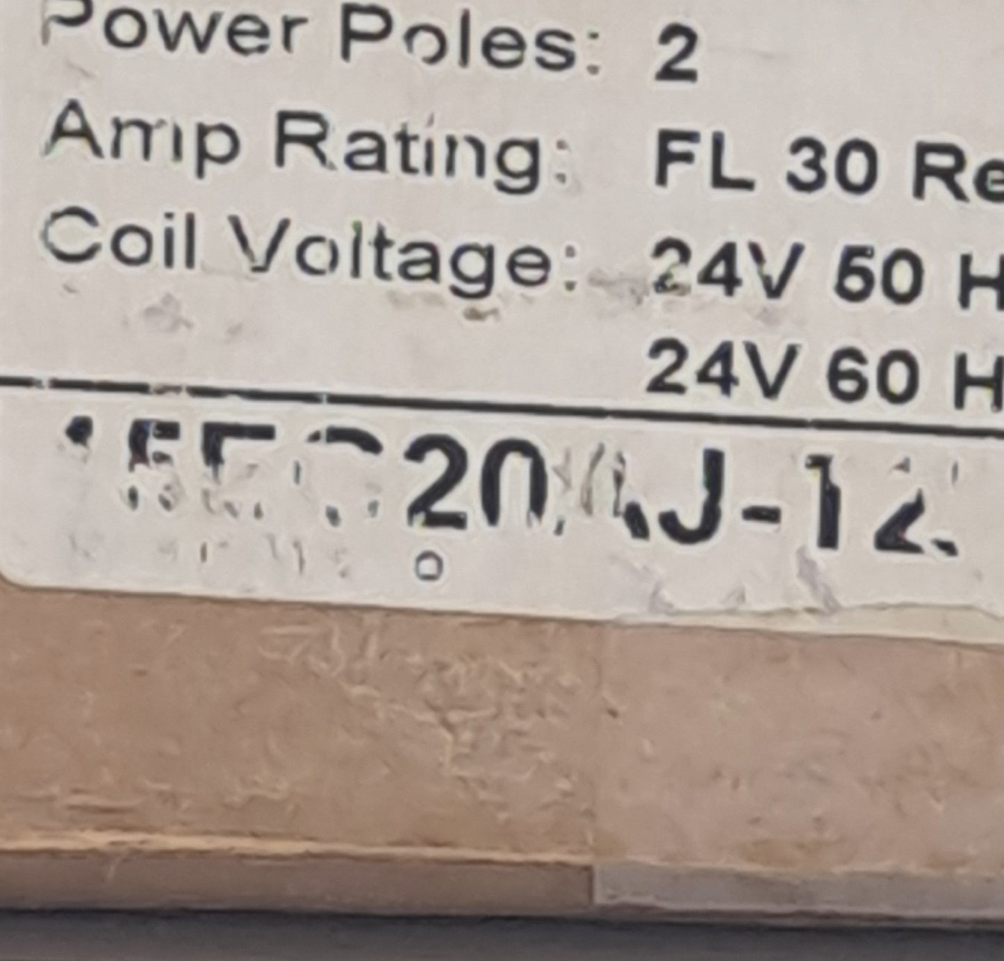 New – Open box Thermal Zone 45EG20AJ-TZ Contactor, 120A, 600VAC Operating Current, 2 Contacts