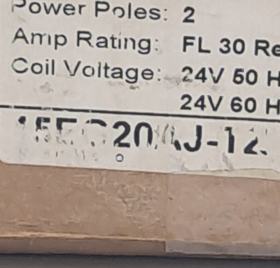 New – Open box Thermal Zone 45EG20AJ-TZ Contactor, 120A, 600VAC Operating Current, 2 Contacts