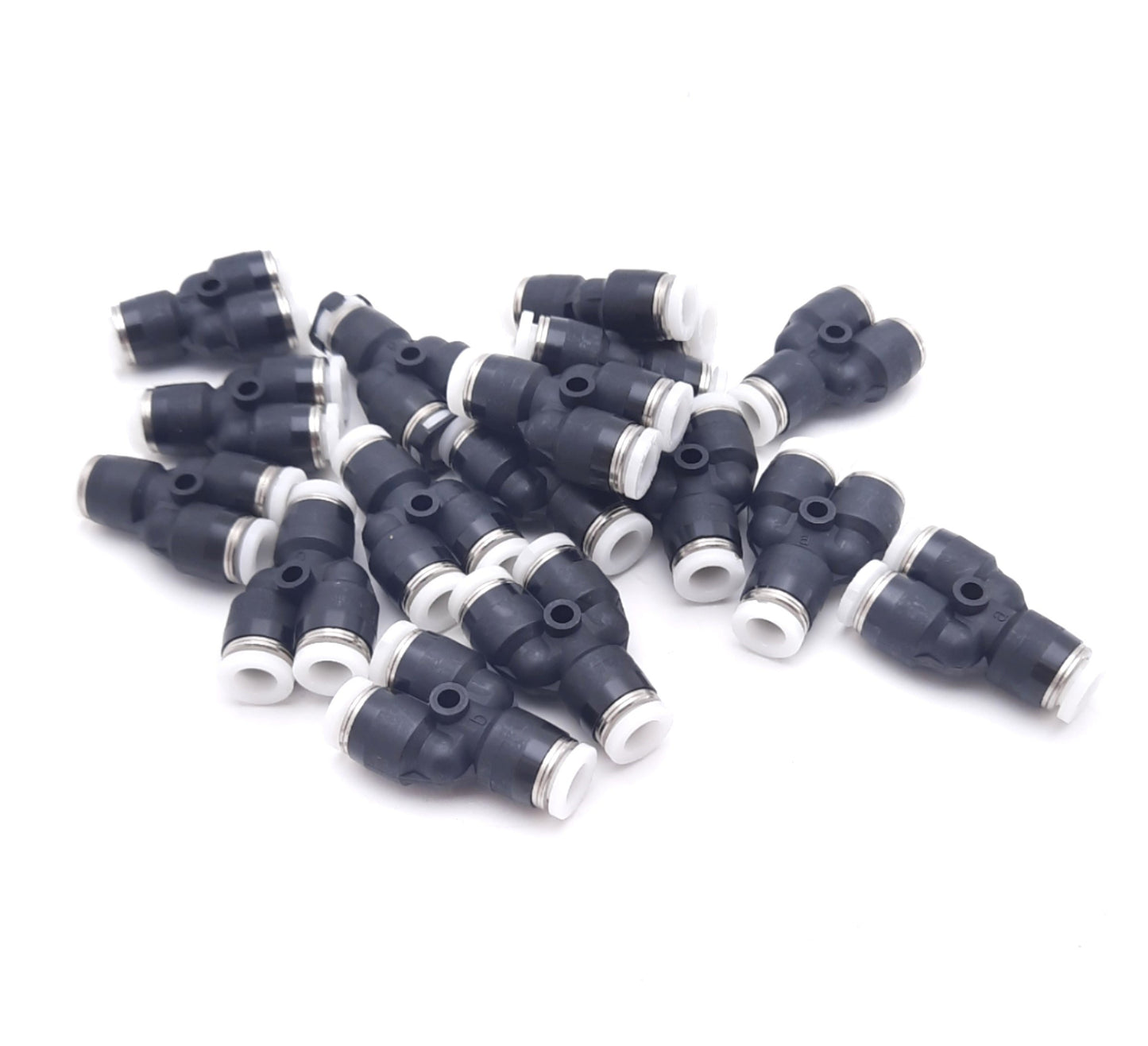 New Lot of 16 Pisco PY1/4 Push to Connect Fitting Union Y 1/4" 1.0MPa, -100KPa