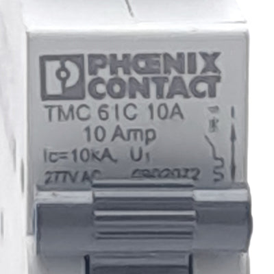 New Phoenix Contact TMC 61C 10A Thermomagnetic Circuit Breaker, 277VAC, 10 Amp