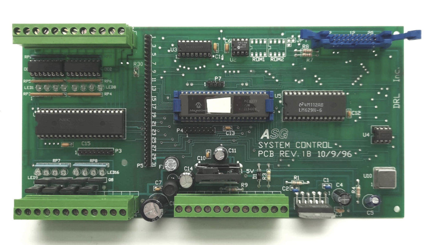 Used ASG ACCU-CUT 202 System/Main Control Board, Rev. 1B