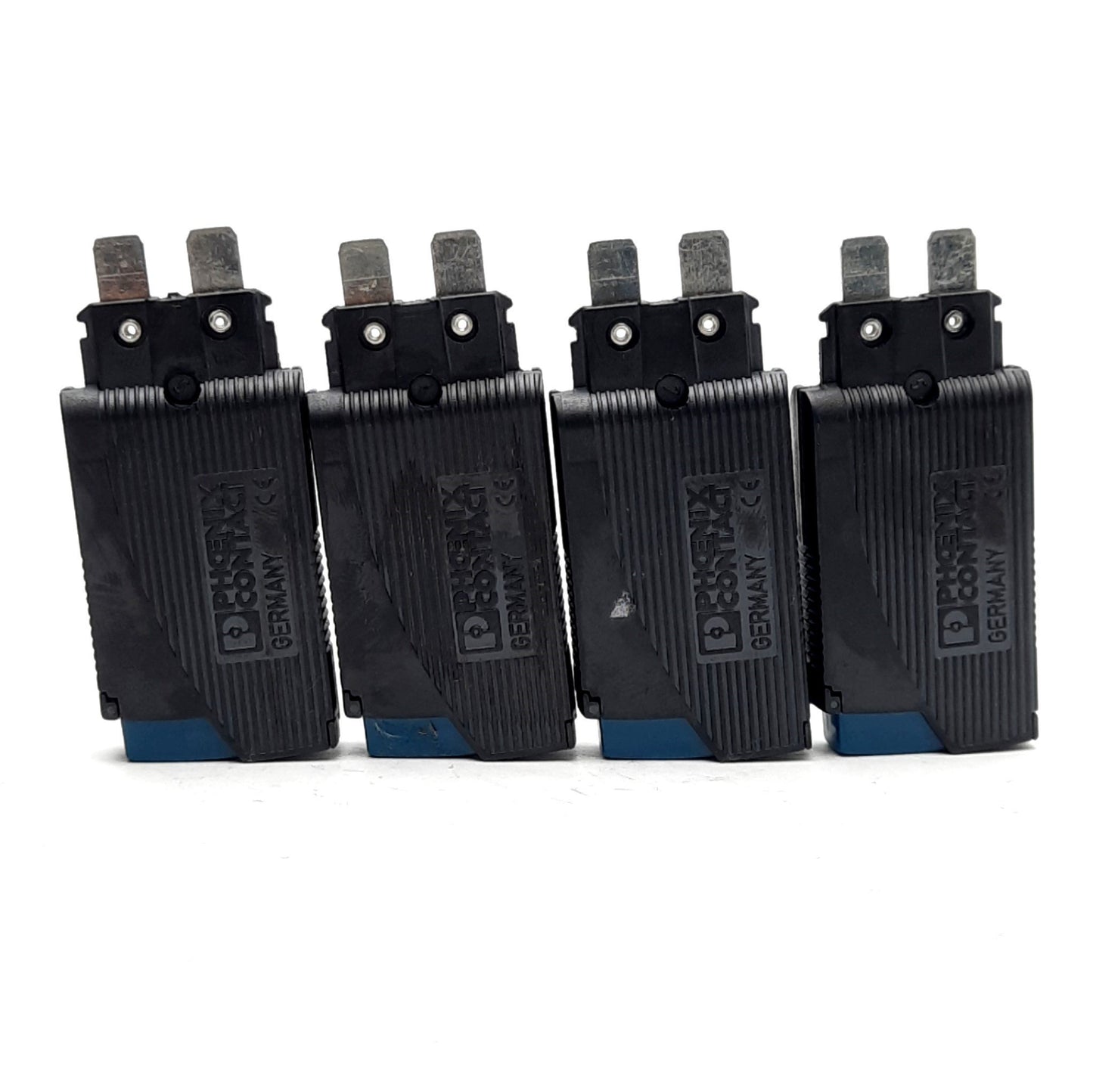 Used Lot of 4 Phoenix Contact 0712291 Thermal Device Circuit Breaker 8A 250VAC, 65VDC