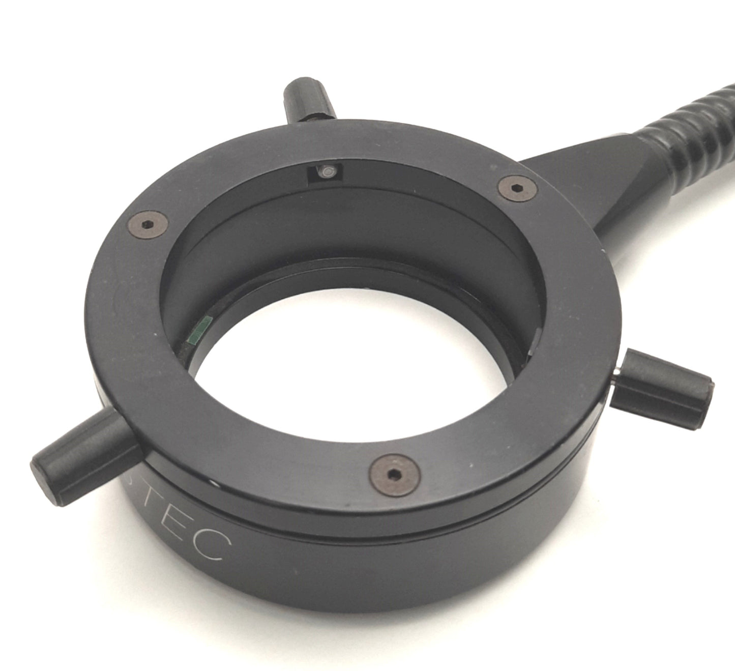 Used Schott A08600 Universal Fiber Optic Ring light 60.4mm ID 33" Length, 5/8" Input