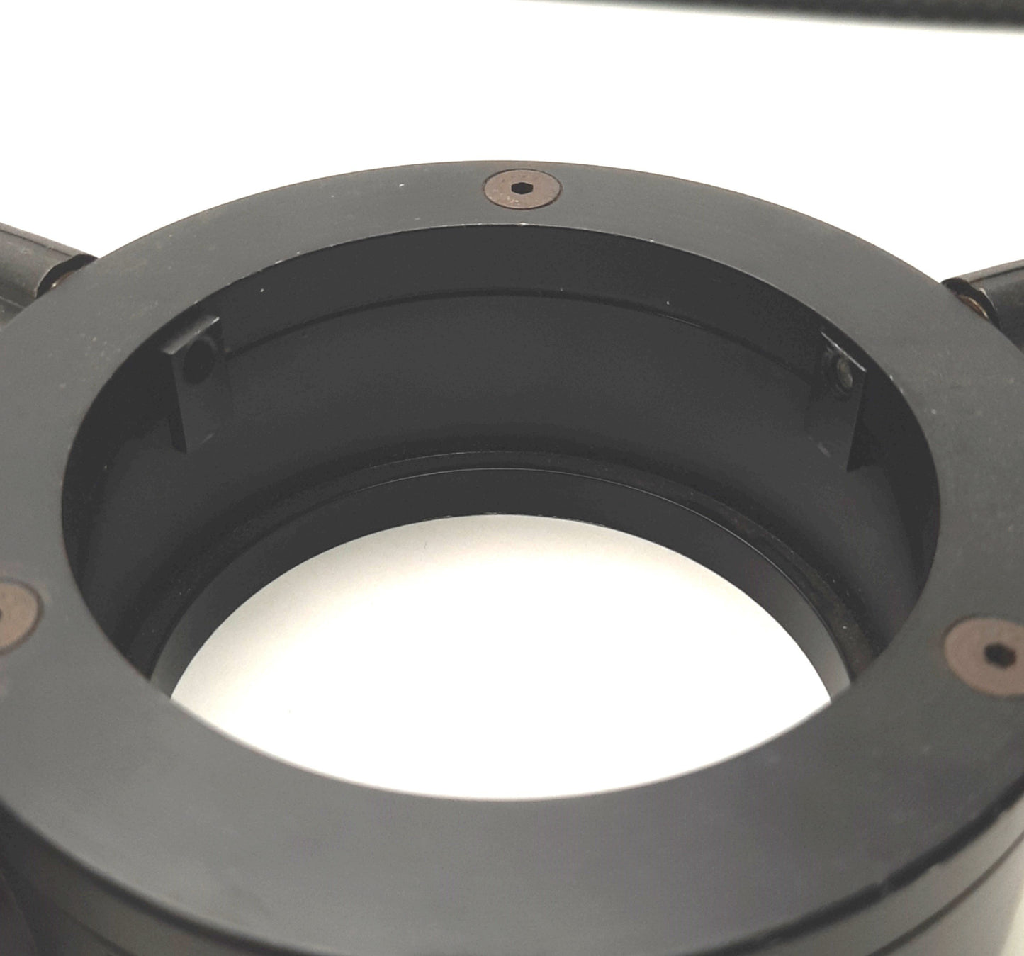 Used Schott A08600 Universal Fiber Optic Ring light 60.4mm ID 33" Length, 5/8" Input