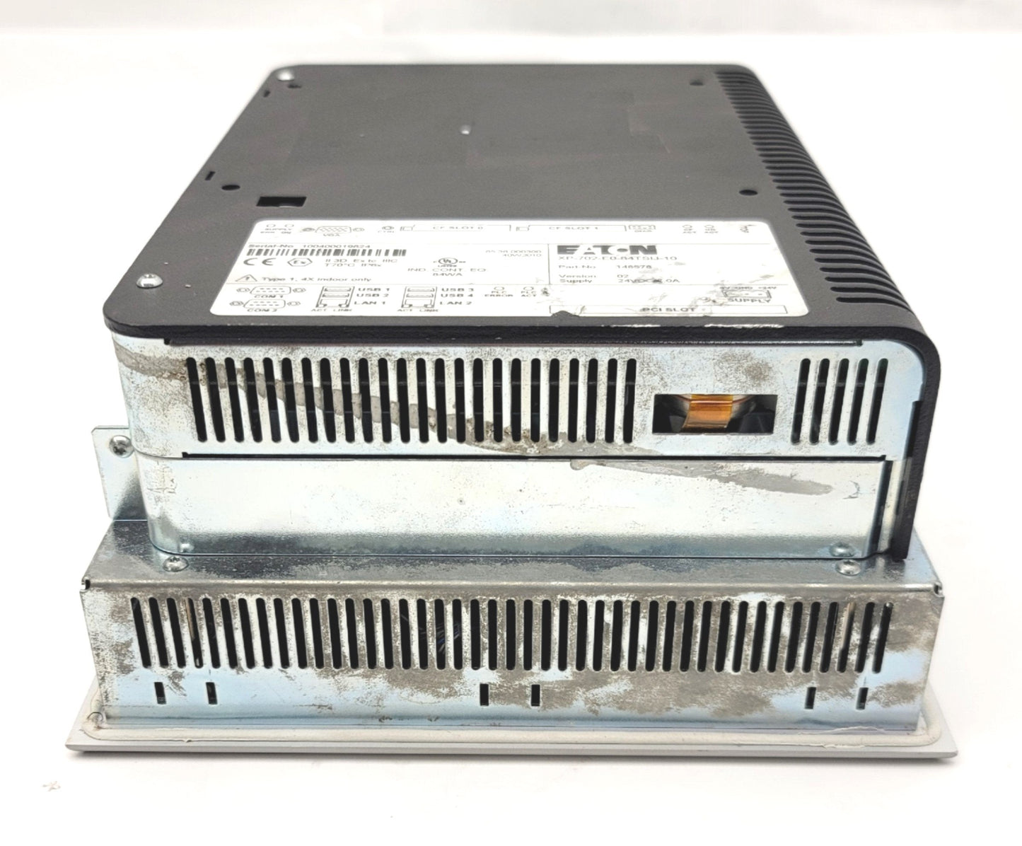 Used Eaton XP-702-E0-84TSIJ-10 XP5000 Touchscreen Industrial Panel PC 8.4" 24VDC IP65