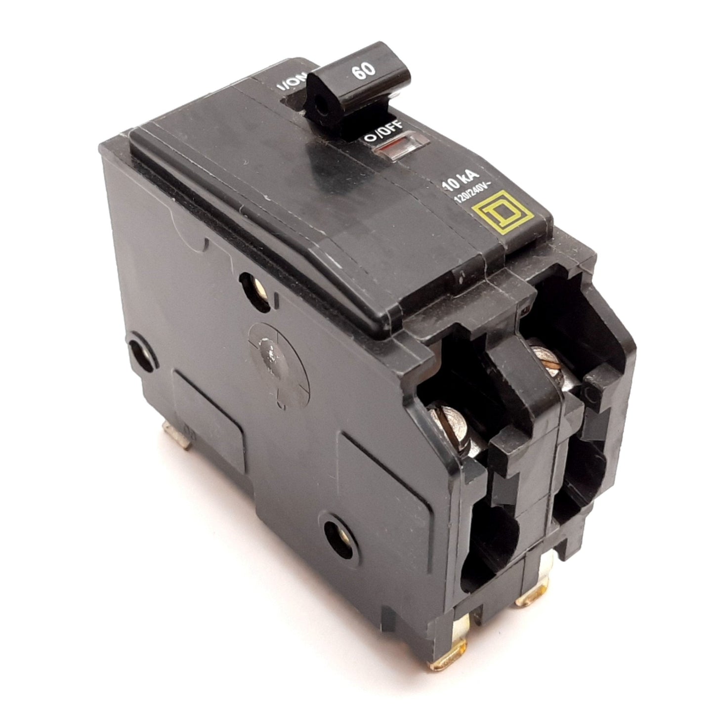 Used Square D QO260 Mini Circuit Breaker, 2-Pole, Rating: 60A 120/240VAC
