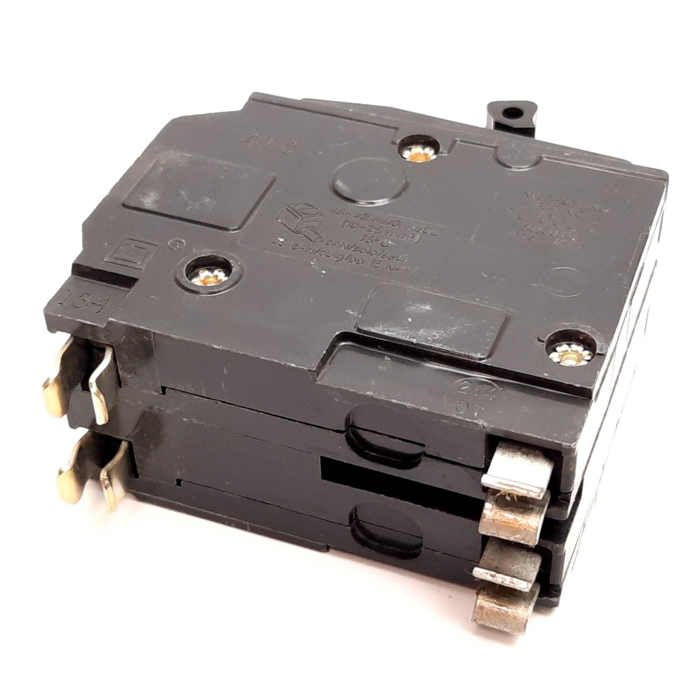Used Square D QO260 Mini Circuit Breaker, 2-Pole, Rating: 60A 120/240VAC