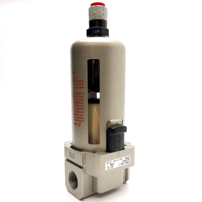 New SMC AFM40-N04C-Z Mist Separator, Modular 1/2"NPT Auto Drain 150PSI MAX