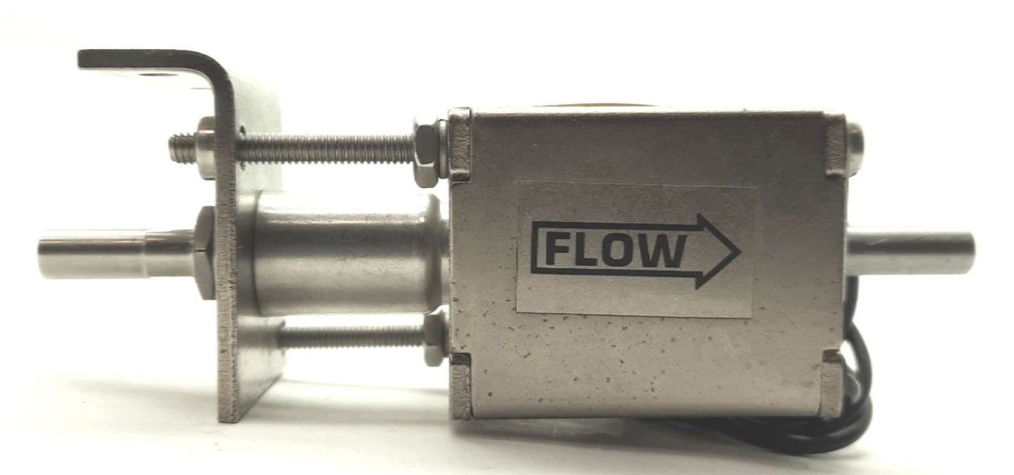 Used VALCOR SV500P84-2-1 Metering Pump 120ml/min .272" Tube Intermittent Duty 24VDC