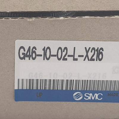 New – Open box Lot of 2 SMC G46-10-02-L-X216 Pressure Gauge, 150PSI Max, R1/4" Female Thread