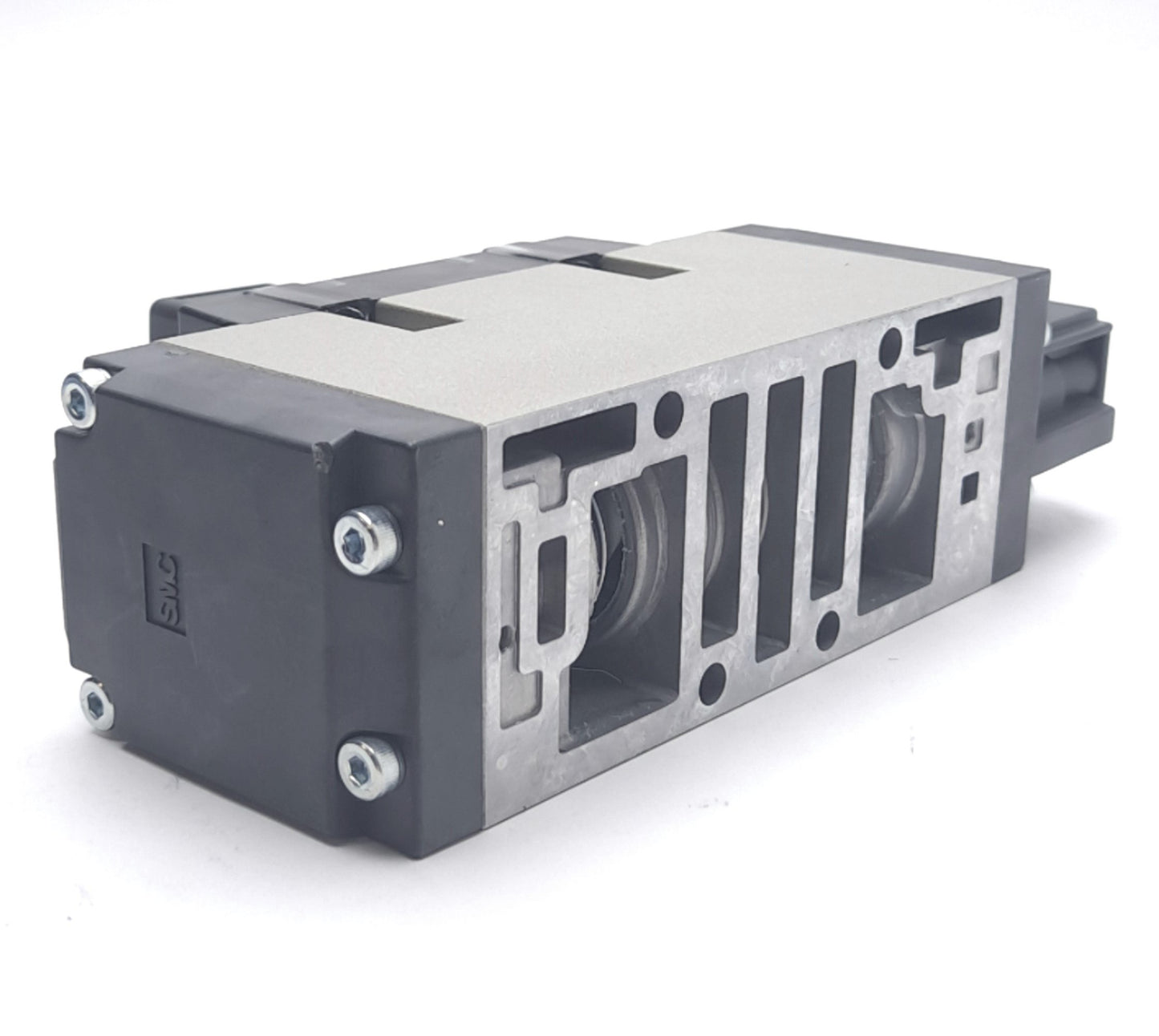 New SMC VFR5110R-5DZ 5 Port Solenoid Valve 24VDC Coil DIN Terminal 2 Position Single