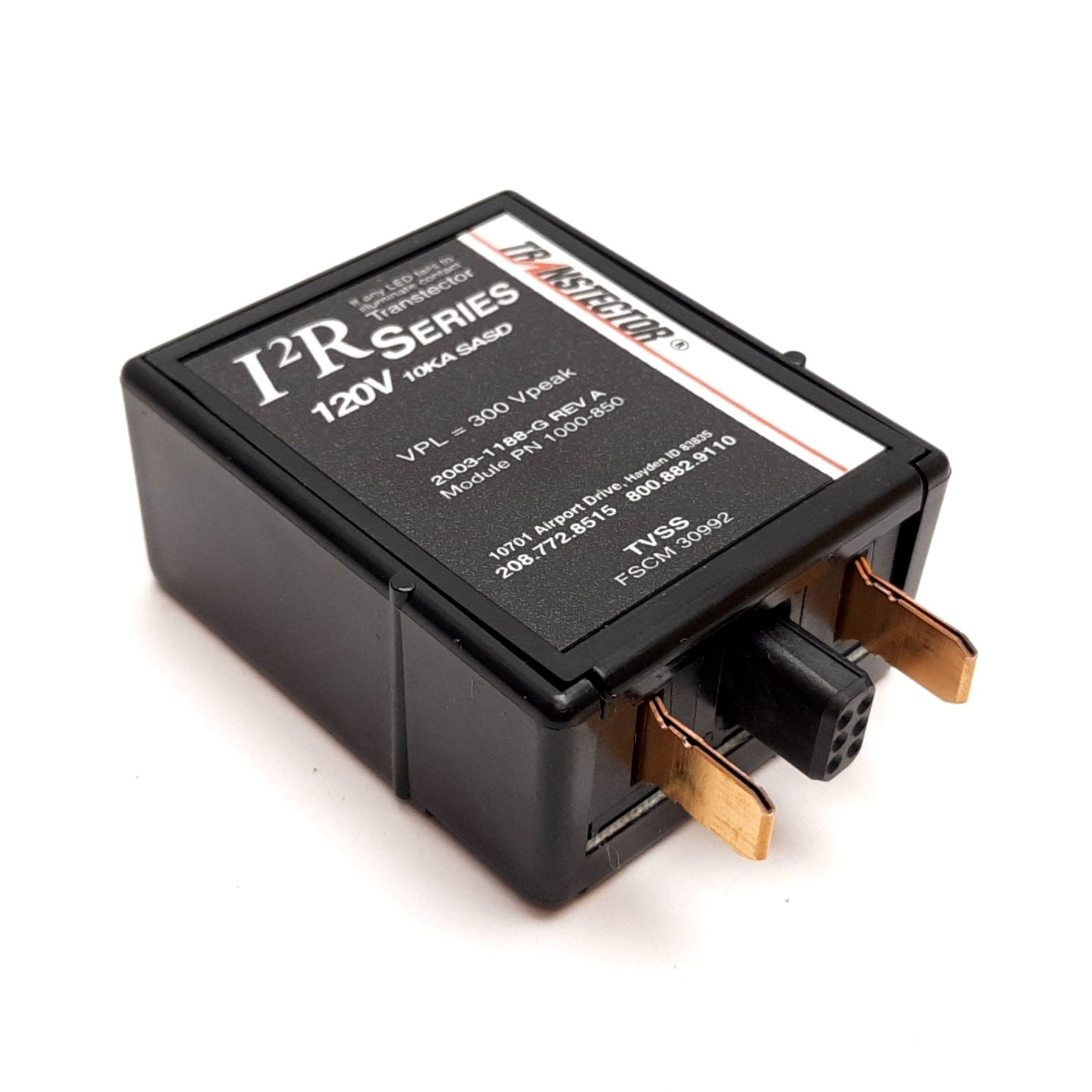 Used Transtector 1000-850 I2R Series AC Surge Protector Module, 120VAC, VPL: 300Vpeak