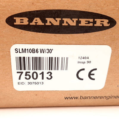 New Banner SLM10B6 Slot Sensor, Slot Width: 10mm, 10-30VDC, Bipolar Output PNP NPN