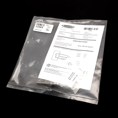 New Banner VSM5AN6CV50Q7 Photoelectric Sensor, 50-140mm, 10-30VDC, NPN, 3-Pin Pico