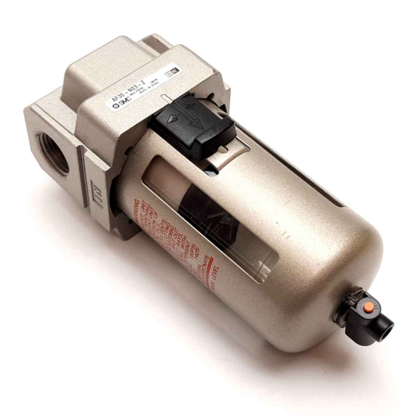 New – Open box SMC AF30-N03-Z Pneumatic Filter Module, Pressure: 150psi, Ports: 3/8" NPT