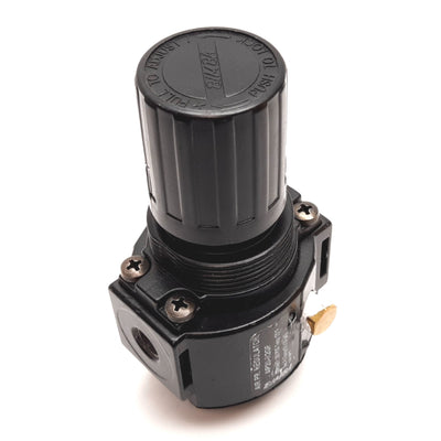 Used Bimba AP20-R2GF Pressure Regulator, Input: 300psi Max, Output: 5-55psi, 1/4" NPT