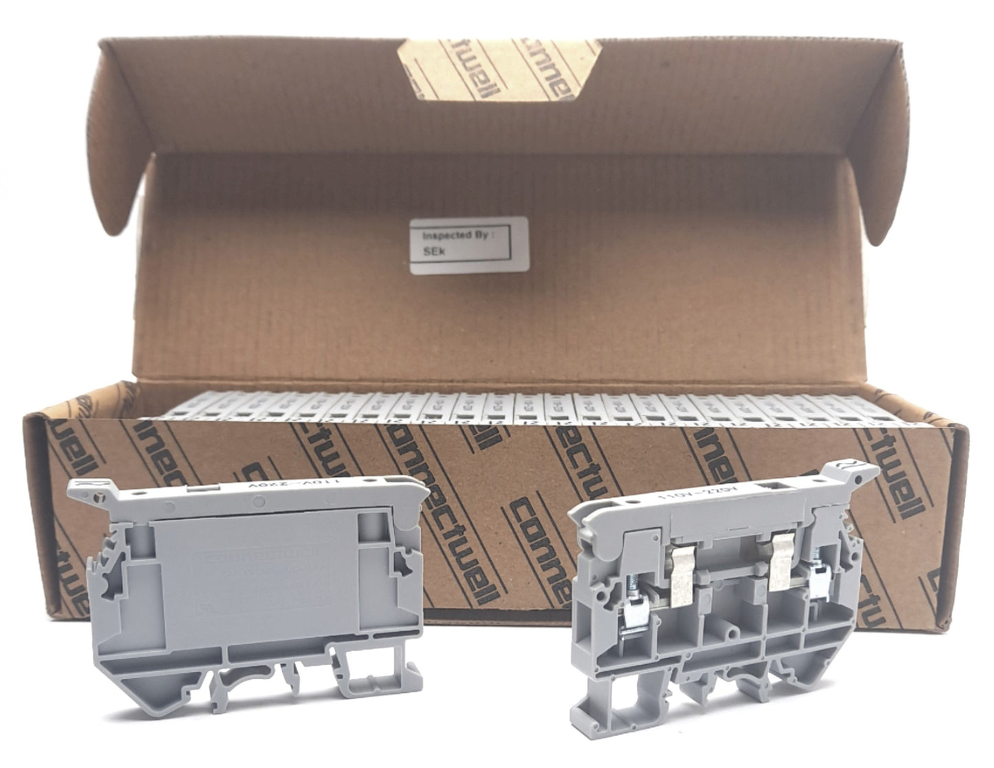 New Lot of 25 Altech CAFL4U(N) Fuse Block, , Ø1/4 x 1in. Fuse, 600V, 16A, 22-10 AWG