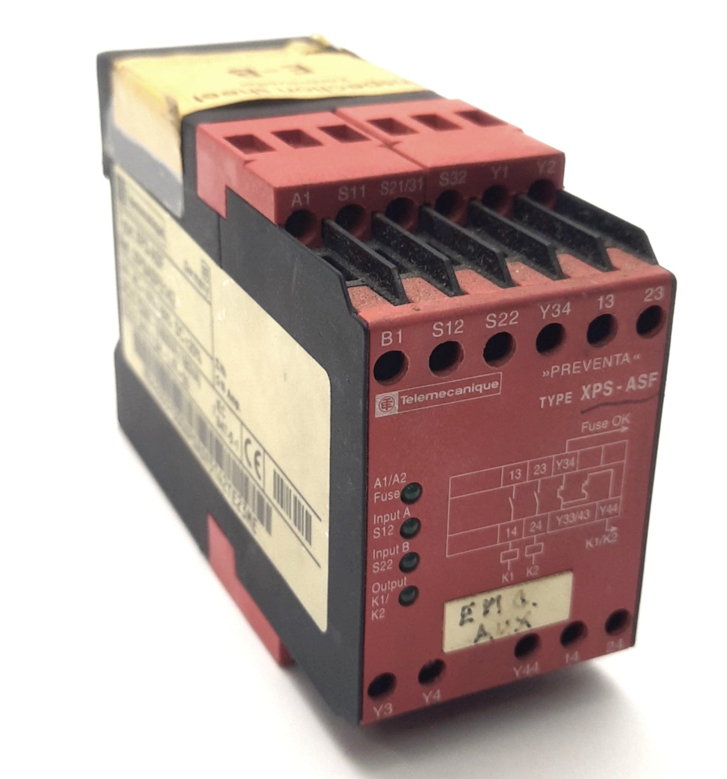 Used Telemecanique XPSASF5142 Preventa Safety Relay 24v AC/DC Supply, 2NC Outputs