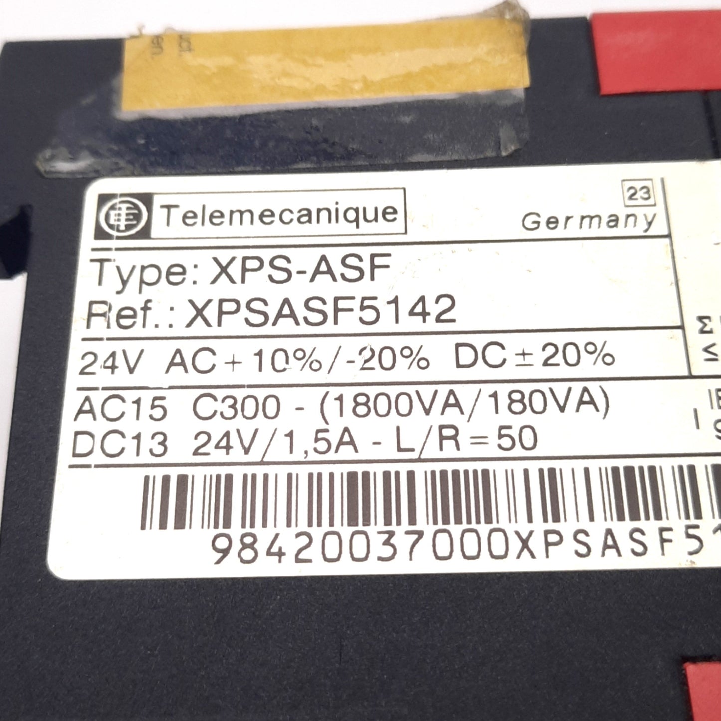 Used Telemecanique XPSASF5142 Preventa Safety Relay 24v AC/DC Supply, 2NC Outputs