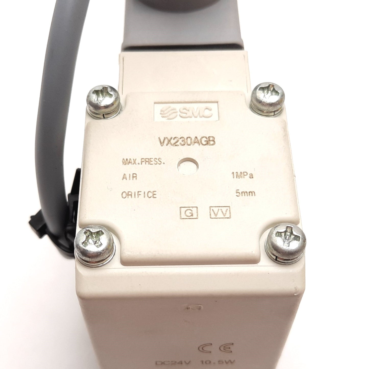 Used SMC VX230AGB Solenoid Valve, Voltage: 24VDC, Pressure: 1MPa, Ports: 1/4" NPT