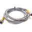 Used Turck RK4,4T-2-RS4.4T Double End Cordset M12 4-Pin M-F, 2m Length, 250v 4A