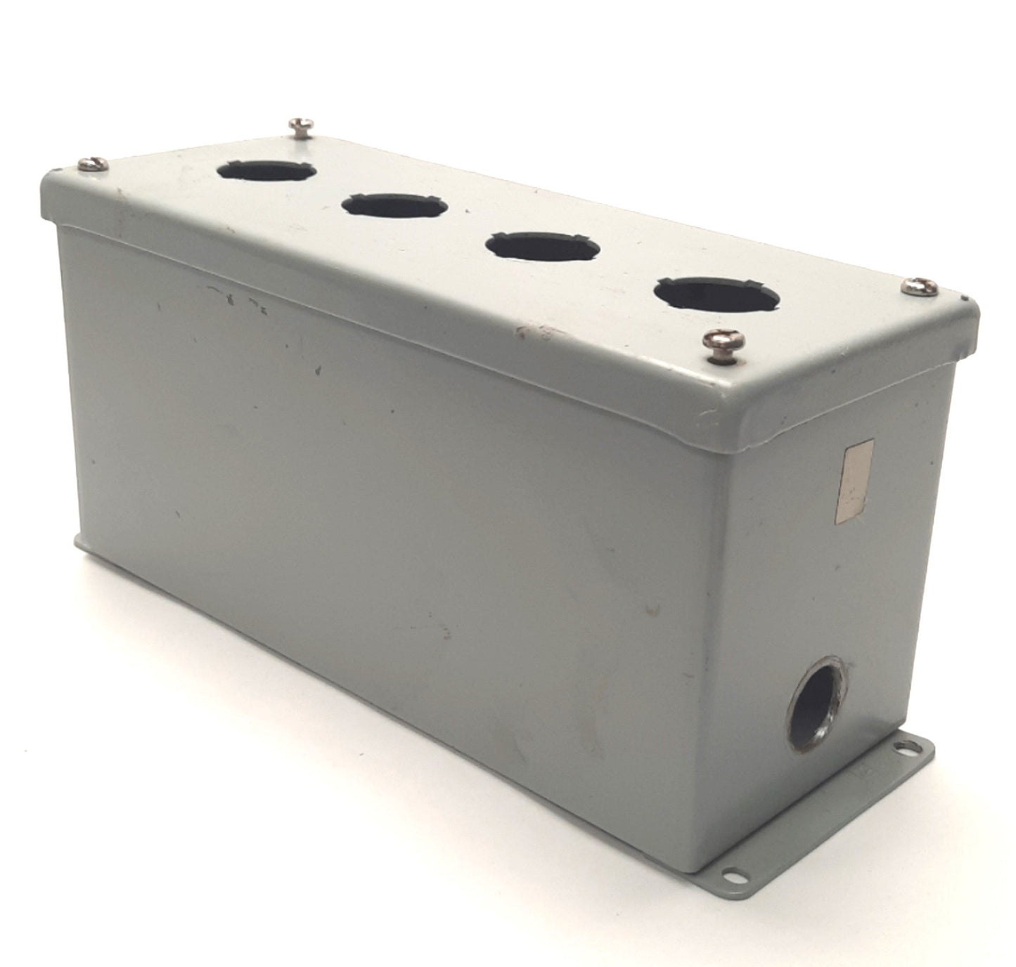 Used nVent Hoffman E4PBX Extra-Deep Pushbutton Enclosure, 10" x 4.75" x 4"