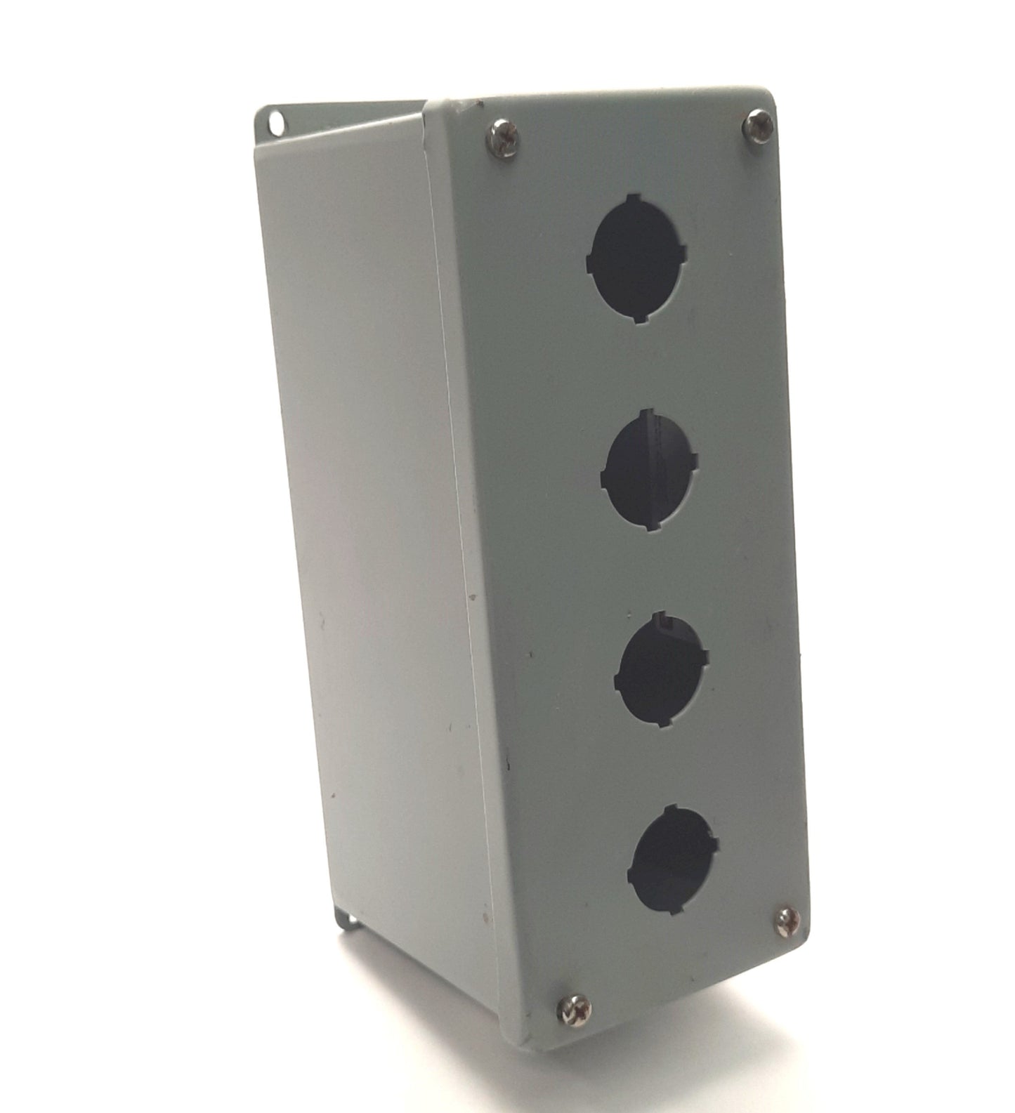 Used nVent Hoffman E4PBX Extra-Deep Pushbutton Enclosure, 10" x 4.75" x 4"
