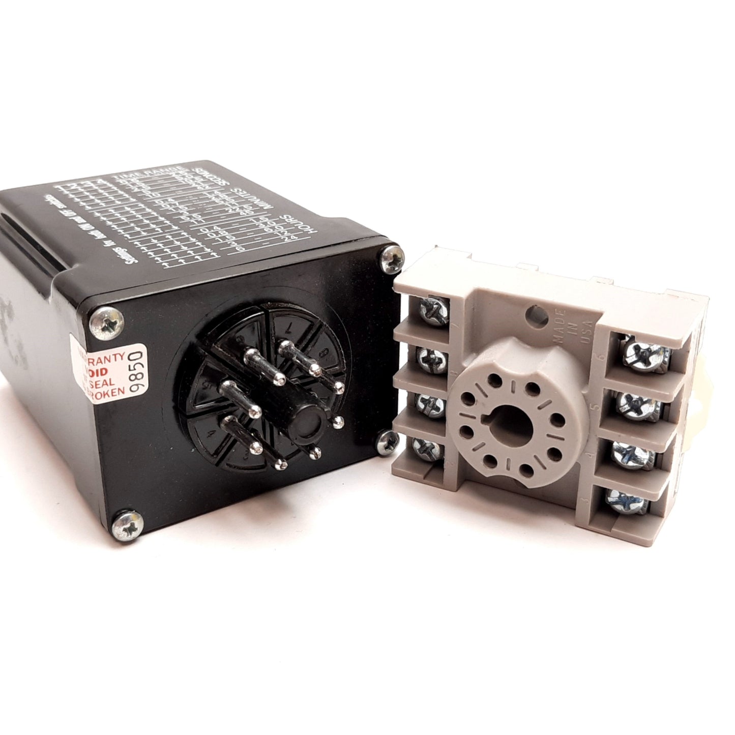 Used Macromatic SS-63122 Time Delay Relay, 0.6sec to 24hrs, Input: 120VAC/DC