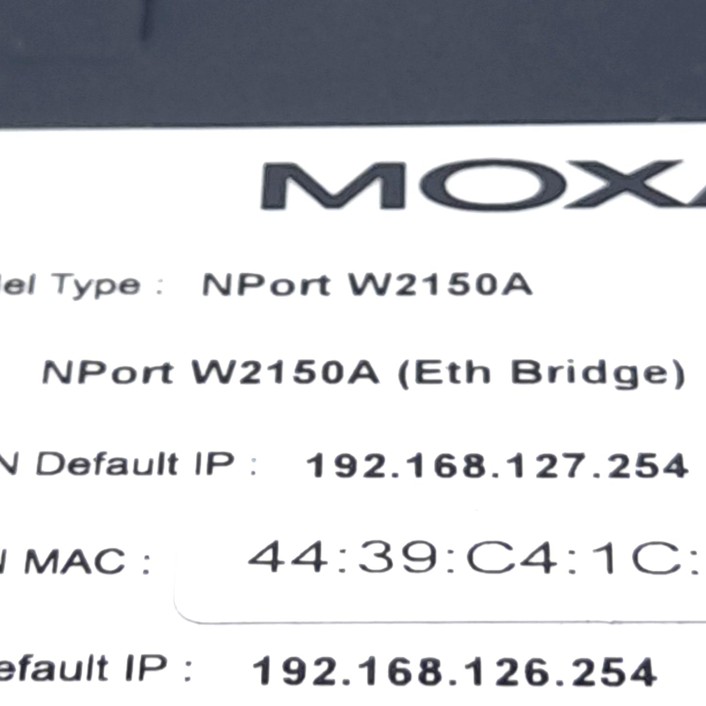 New Moxa NPort W2150A Serial To WiFi Device Server, 1-Port, RS-232, RS-422, RS-485