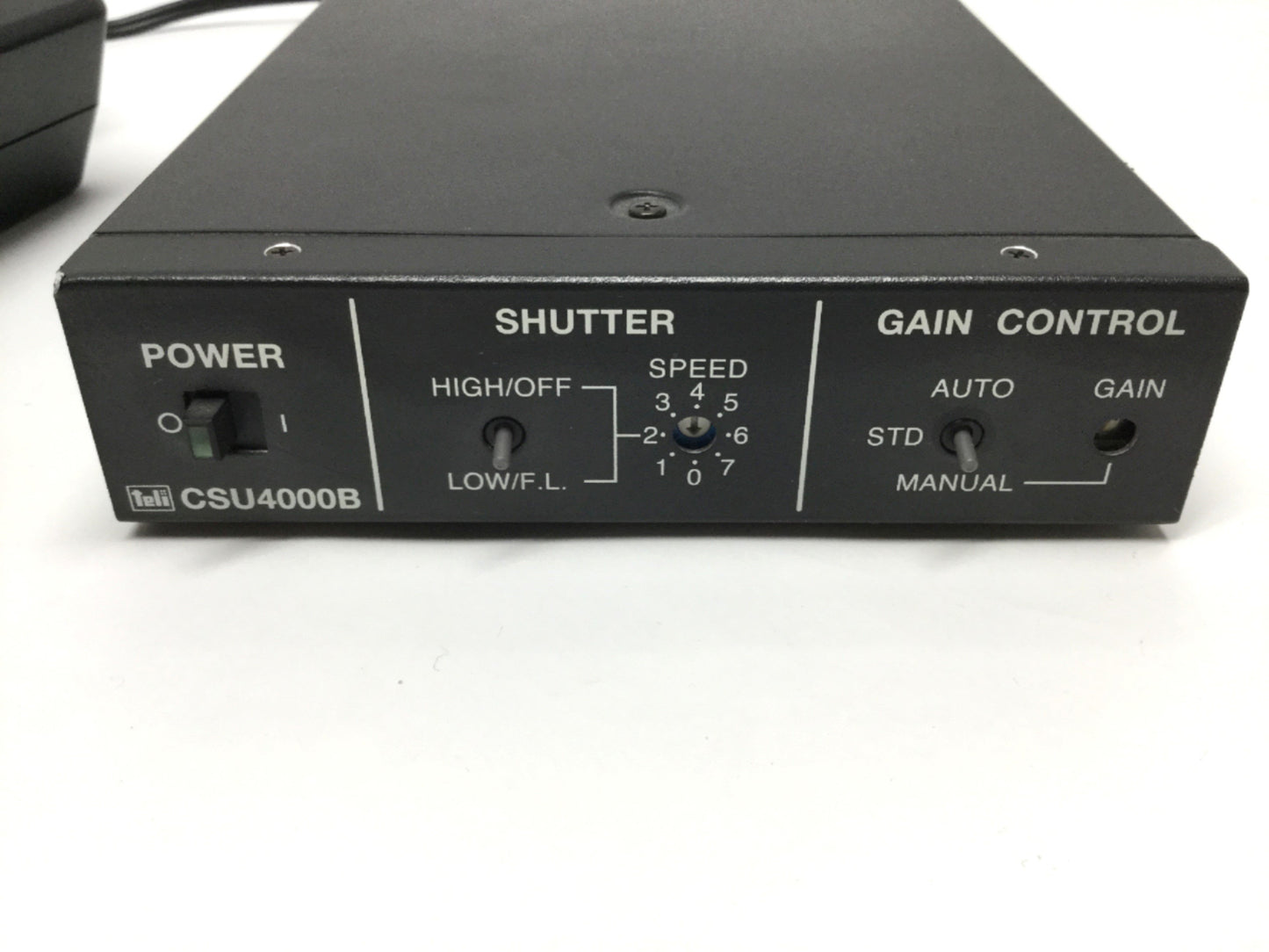 Used Toshiba Teli CSU4000B CCD Camera Control Unit, Shutter and Gain, w/ Power Supply