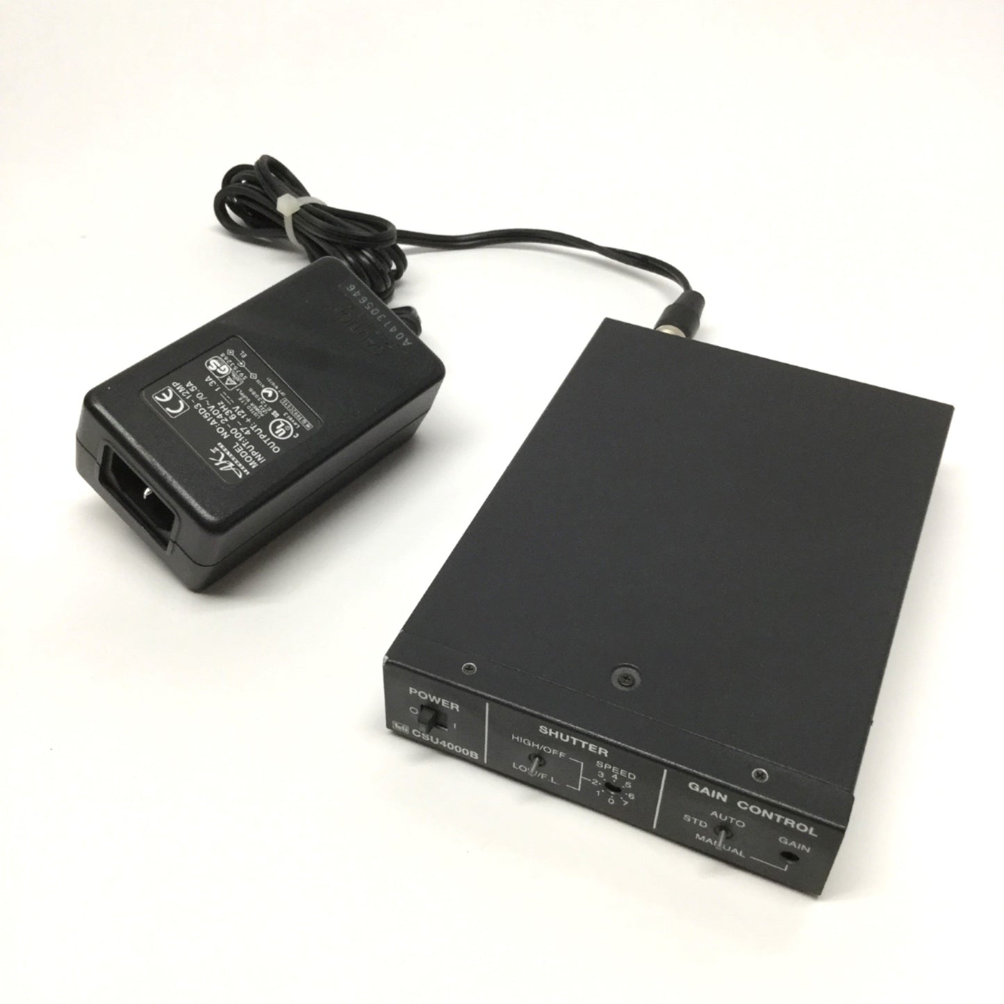Used Toshiba Teli CSU4000B CCD Camera Control Unit, Shutter and Gain, w/ Power Supply