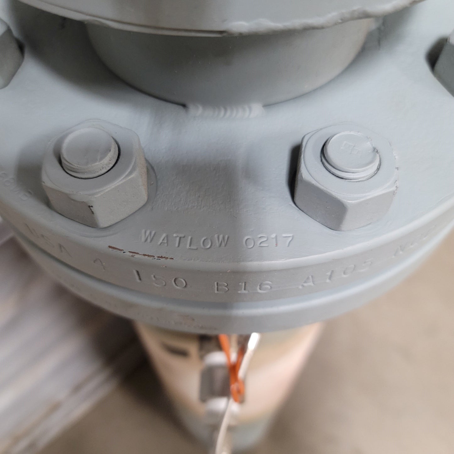 Used Watlow 7-10-340-68MB Watrod Circulation Heater 240VAC 3-Phase, 6kW, 1.5"NPT