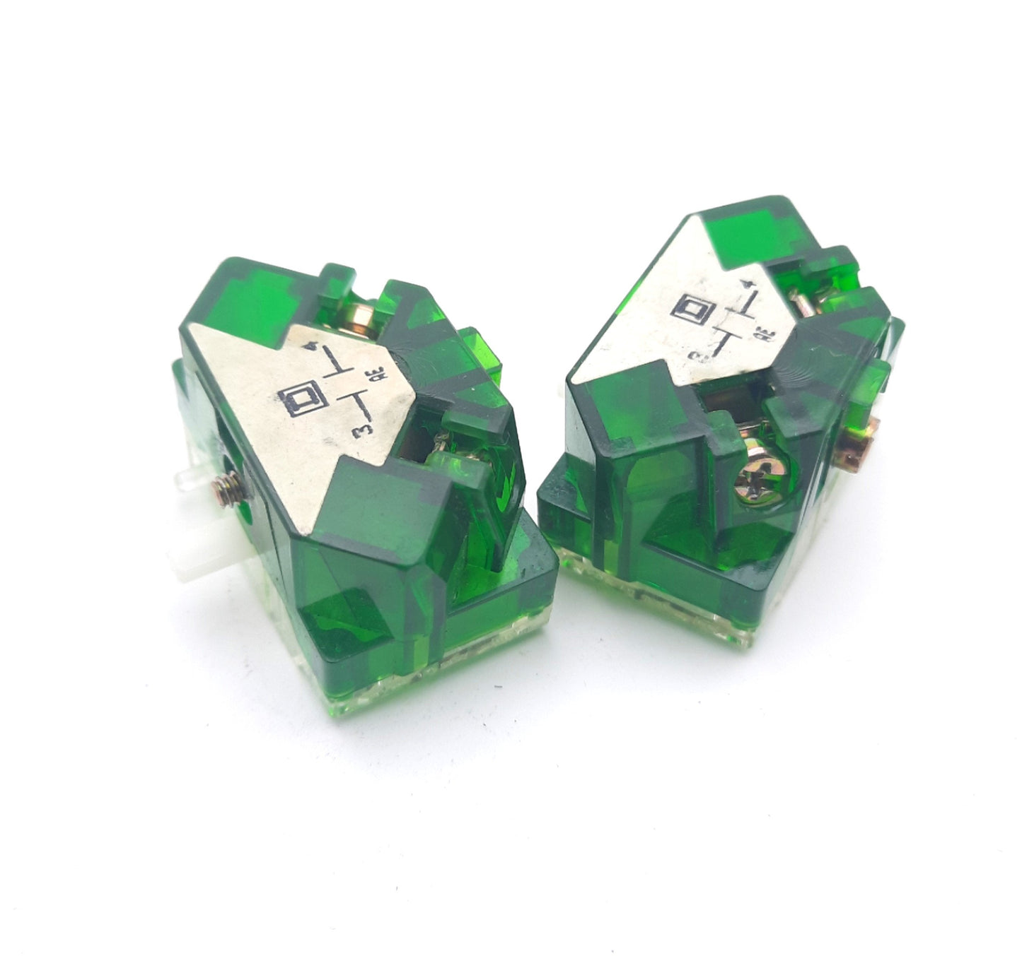 Used Lot of 2 Square D 9001 KA-2 Series J Contact Block 1NO 240V, 15VAC, 13VDC